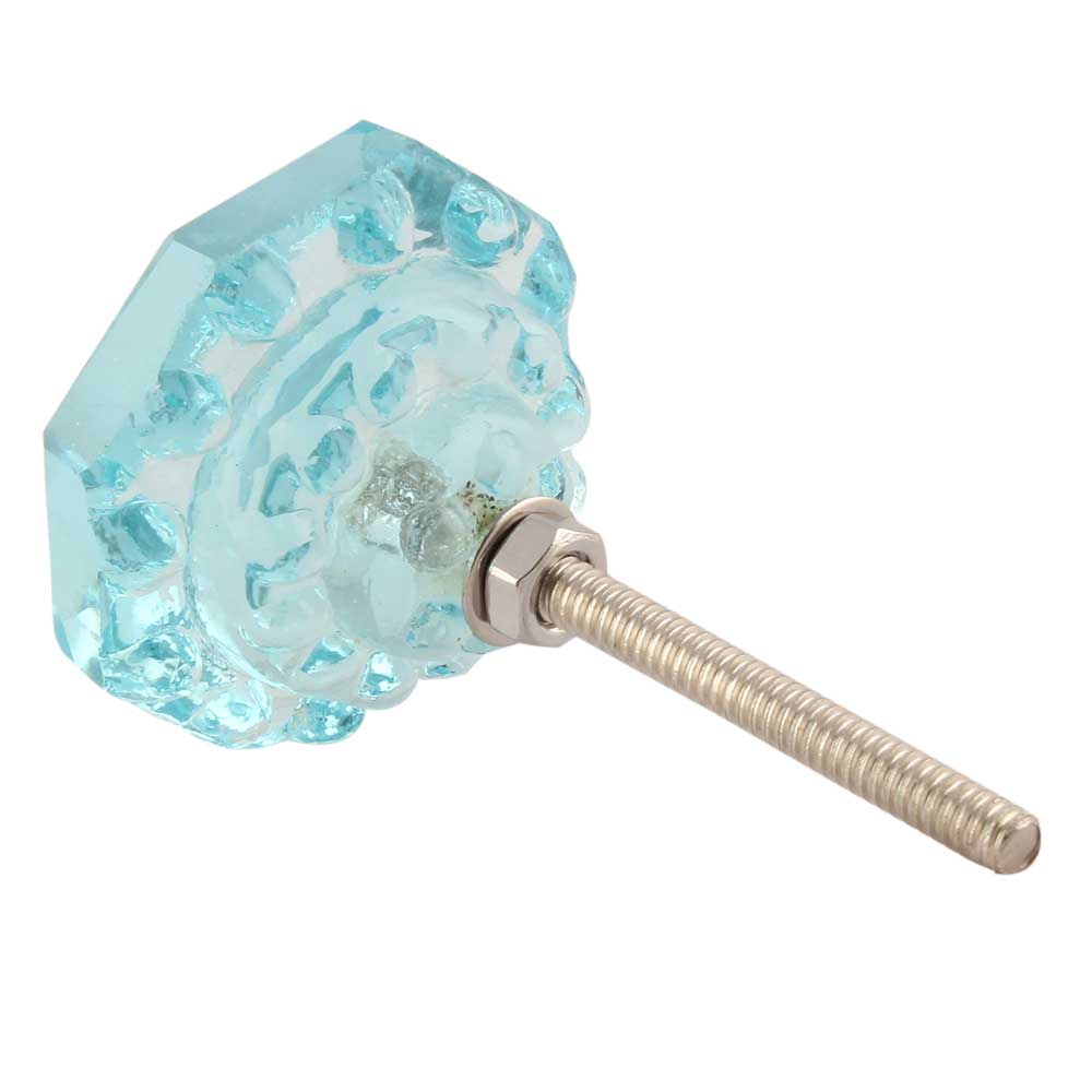 Water Octagon Shape Glass Knobs Online